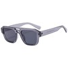 Long Keeper Retro Pilot Double Bridge Rectangle Pilot Sunglasses for