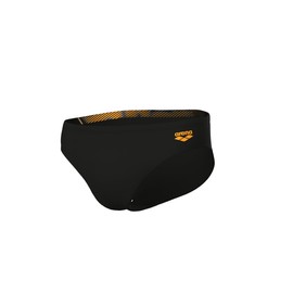 Arena Men's Bright Glare Swim Briefs, Black-Parrot, 46
