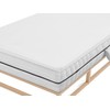 biberna Jersey Elastic Topper Fitted Sheet 0077641 White 1x 140