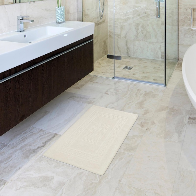 Casatessile Torino terry bath mat (60X90 cm) - PANNA -
