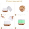 300ml Wood Grain Humidifier Aromatherapy Diffuser Humidifier with 7 LED