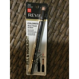 Revlon Colorstay Shape & Glow Eye Brow Marker and Highlighter CHOOSE COLOR NEW - 260 DARK BROWN