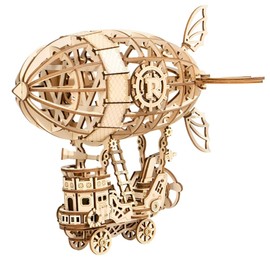 Rolife 3D Toy Puzzle Decoration Gift Wooden Model Kits for Adults Building (Airship)