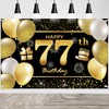 77th Happy Birthday Banner - Decorations for Men - Party