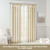 Madison Park Emilia Faux Silk Single Curtain with Privacy Lining,