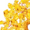 Yellow Quartz Crystal Money Tree Double Golden Toads Bonsai Style