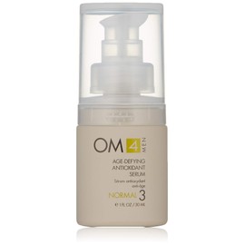 Organic Male OM4 Normal STEP 3: Age-Defying Antioxidant Serum - Men anti-aging light facial Vitamin C solution refines fine lines and wrinkles for men