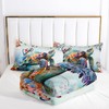 AILONEN Kawaii Sea Turtle Comforter Set Queen Size, Marine Life