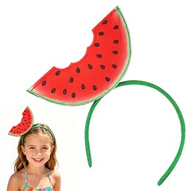 VOSAREA Watermelon Headband Fruit Hairband Summer Headpiece Watermelon Costume for Women Girls