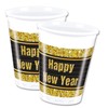 Procos 8 Party Cups Happy New Year/Metallic Colour 200 ml