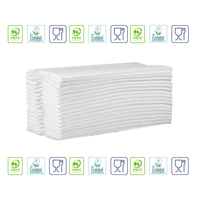 Premium C-Fold Paper Hand Towels, 2 Ply, 31x21cm, 2 x