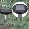 2PCS Ultrasonic Animal Repeller Solar Mouse Repeller Expeller for Outdoor