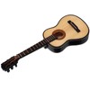 Miniature Wooden Classical Guitar Model with Stand Musical Instrument Ornaments