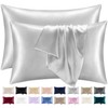 Lazzaro Home Satin Silk Pillowcases For Hair And Skin 2