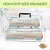 GRETJOB 2 Pack Seed Storage Organizer Box, Portable Seed Packet