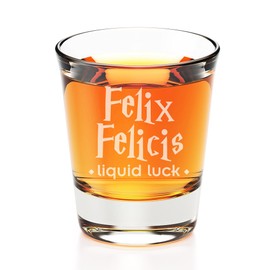 Liquid Luck Felix Felicis Engraved Fluted Shot Glass