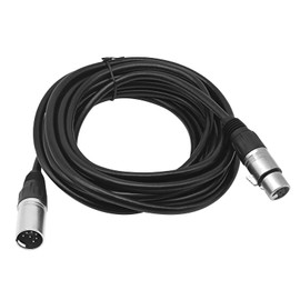 iDhlps 7 Pin XLR Cable, Microphone Cable 7 Pin XLR Male to Female Connector for Microphone and Audio Interface (16.4ft/5 Meter)