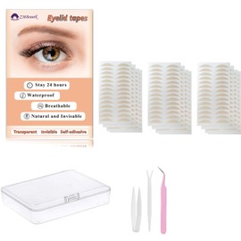 840Pcs Premium Quality Complexion Natural Invisible Single Side Eyelid Tape Stickers Medical-use Fiber Eyelid Lift Strip, Instant Eye Lift Without Surgery, Perfect for Uneven Mono-Eyelids，5MM