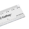 Kathay 86420100 Plastic Ruler, 20 cm, Transparent, Perfect for School