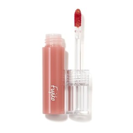 Fujiko Nuance Slap Tint 09 Azuki Bean Milk Beige 0.1 oz (2.8 g) Tint Lip Tint Moisturizing Nuance Beige Gloss Beauty Ingredient