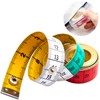 Portable Dual-Sided Fabric Measuring Tape, Flexible PU Soft Tape Measure