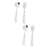 MAGICLULU 2sets Nordic Style Tableware Ceramic Handle Stainless Steel Fork