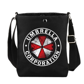 AKTAP Resident Graphic Crossbody Bag - Umbrella Corporation Movie Gifts for Games Lover (white, Umbrella CB-HT)