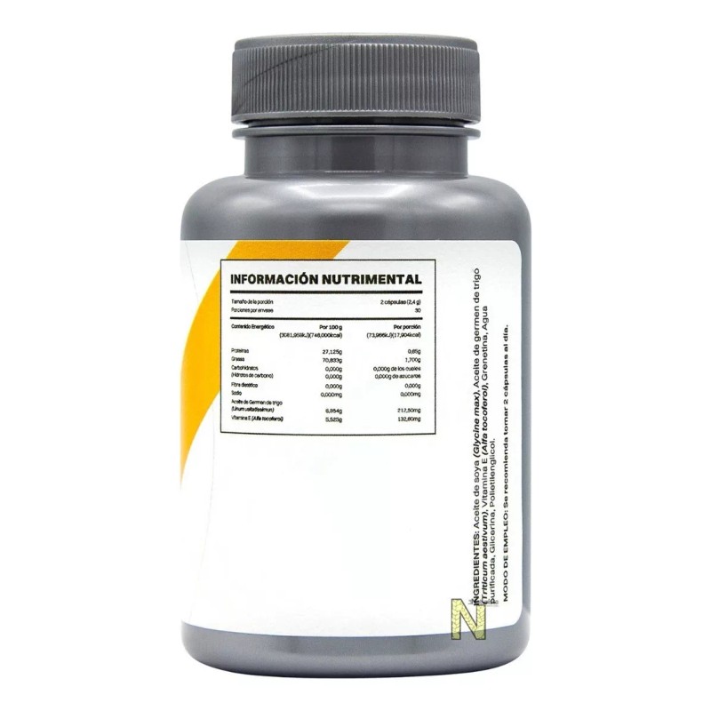 Anahuac Vitamina E-1000 (60 Cápsulas De 1,2 G C/u) Smart