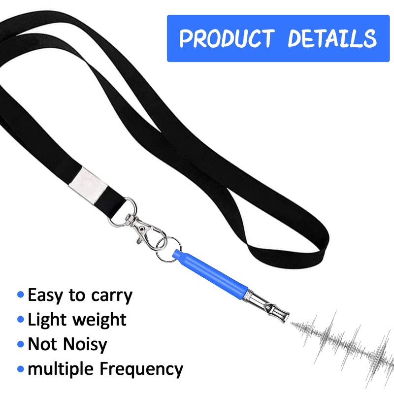 YANINEE Pack of 2 Whistles Dog Whistle Rütter Recall High