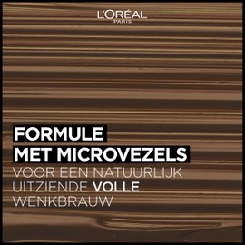 L'Oréal Paris Brow Artist Plump & Set 105 Brunette, Brown Eyebrow Gel for Defined and Thicker Eyebrows, 4.4 ml