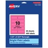 Avery Printable Rectangle Labels with Sure Feed Technology, 1-1/2" x