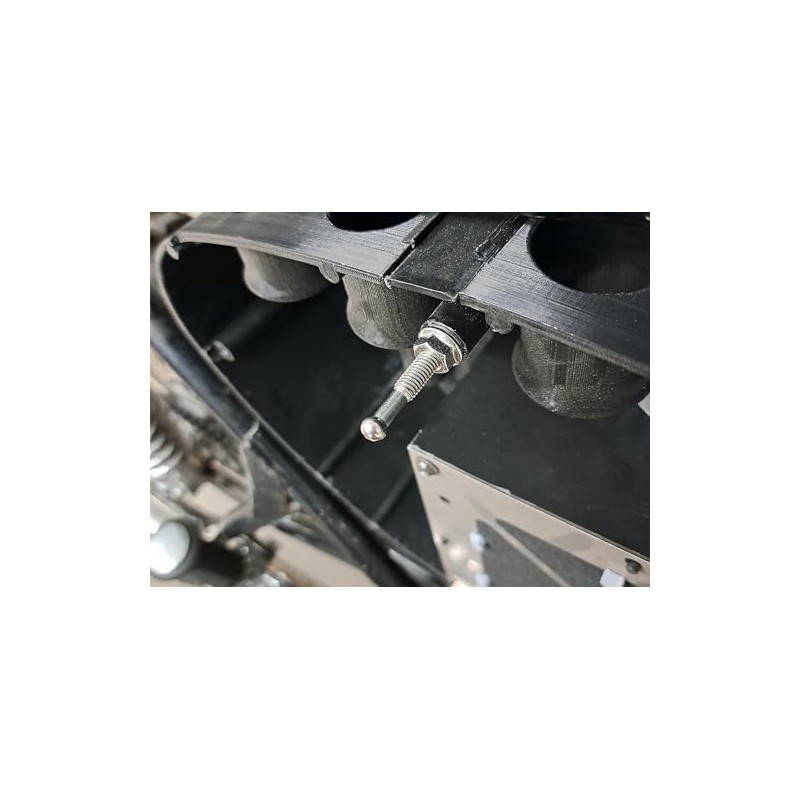 Quick Release Fastener Side Cover - Rainbow Anodised
