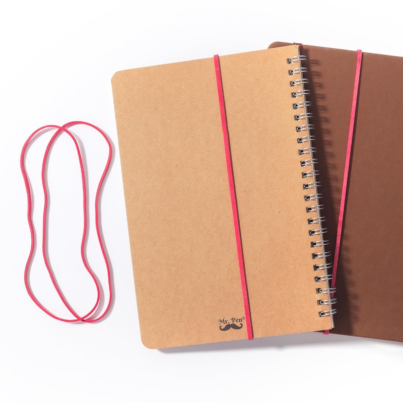 Mr. Pen - 100 Pack Red Rubber Bands, 7 Inch