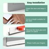 2 Pack Door Draft Stopper with Brush,2" W x 39"