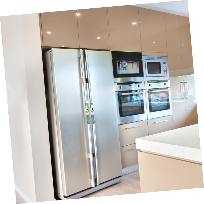 Tofficu Refrigerator Door Handle Covers Fridge Removal Protection Case Soft