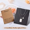 STORUP Leo Gifts for Women: Retro Silver Leo Necklaces with