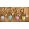 Agromusk Cute Strawberry Keychain,Bag Charms,Kawaii Heart Flower Daisy Key chains