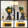 Mountlaser Laser Level 360 Self Leveling,3x360° Cross Line Laser for