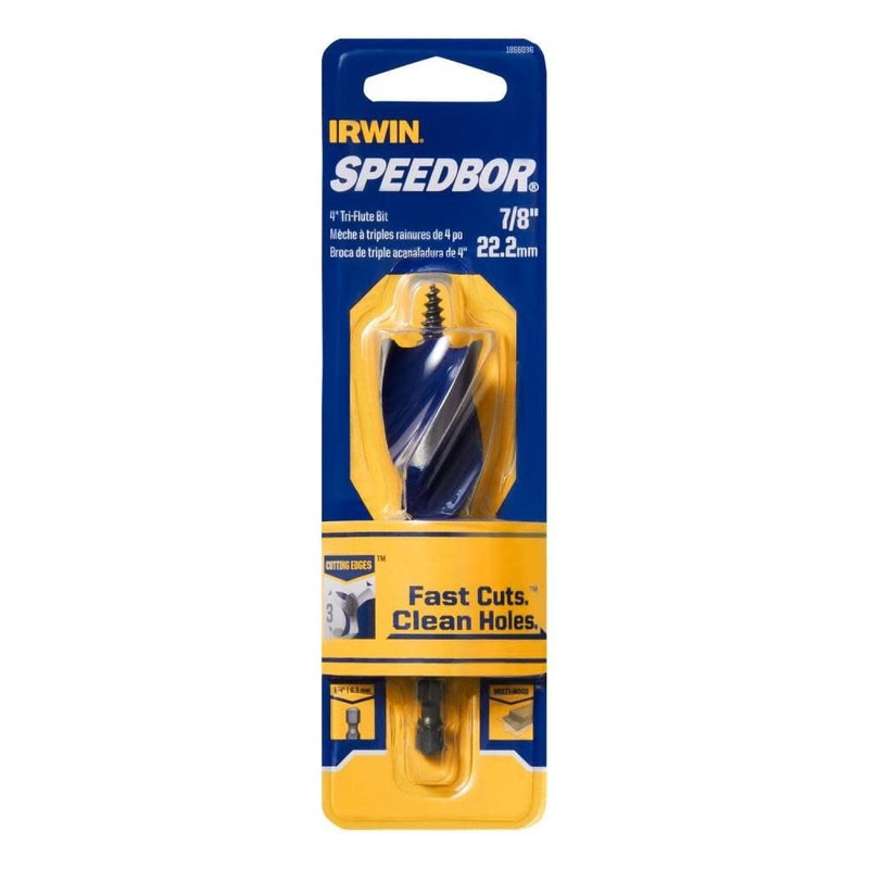 Speedbor IRWIN Tools 1866036 SPEEDBOR MAX Wood Drilling Bit, 4-inch