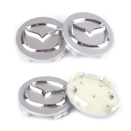MonboAuto Wheel Center Caps HubCap-4PCS 56.5MM 2.25 Inches Wheel Center Hub Cap Cover Badge Emblem fit for Mazda 2 3 6 ATENZA AXELA CX-5 CX-7 CX-8
