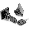 Litensh Cam Lock with Key Alike, Security Cabinet Lock Cupboard