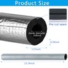 Wazitin 10 Pcs Pipe Insulation Foam Tube Self Adhesive Insulation