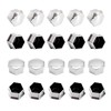 Simoni Racing CBC/17 Universal Bolt Caps, Chrome