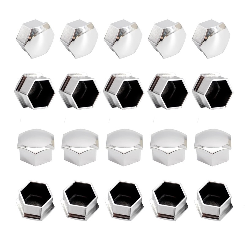 Simoni Racing CBC/17 Universal Bolt Caps, Chrome