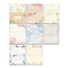 Today's Letter Set, Mino Washi (Green Flower) LLL384