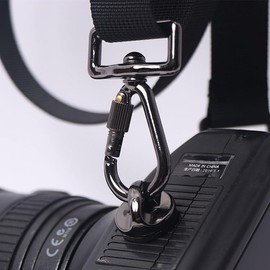 Camera sutorappuadaputa- Carabiner with 1/Tripod Screw for