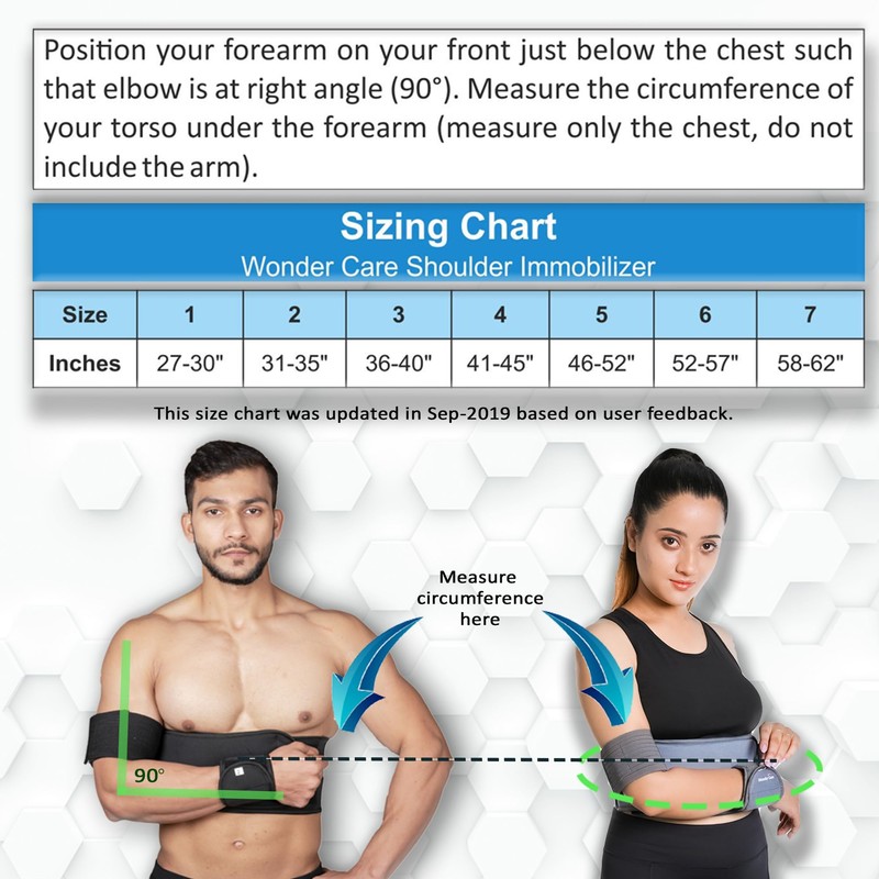 Toilet Shoulder Rest Arm Sling Shoulder Immobiliser Youth Shoulder Support