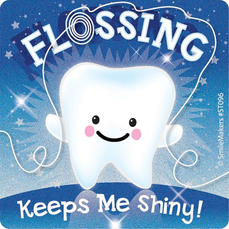 Glitter Teeth Stickers - Prizes and Giveaways - 75 per