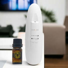 Di'Aroma Plug in Waterless Diffuser with Free My Way Zen- Fragrance, Waterless Diffuser for Essential Oil, Wall Plug in- Up to 500 Sq.Ft | Essential Oil Aromatherapy Diffuser (White)