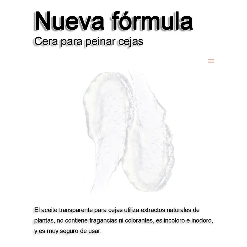 Gel Fijador Cejas Transparente Larga Duración Secado Rápido